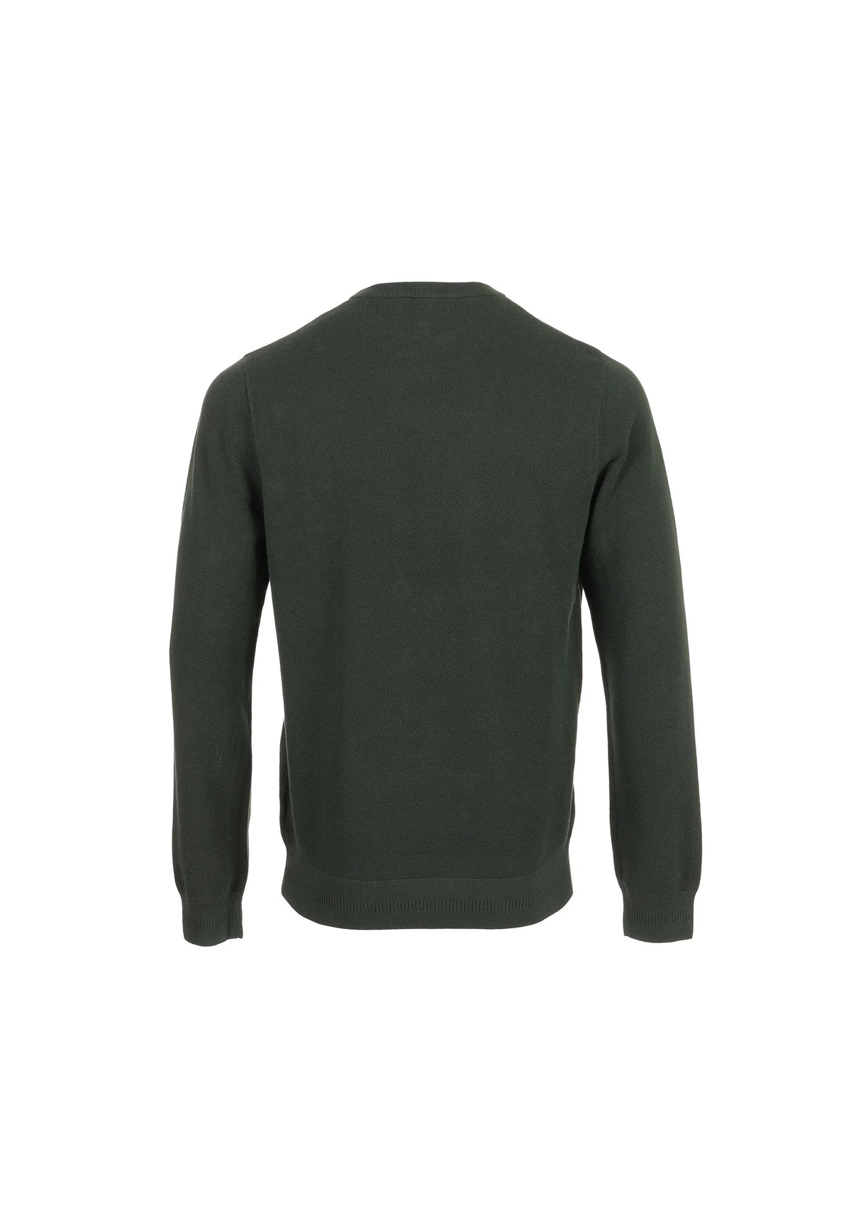 PIQUE STITCH JUMPER - NIGHT GREEN