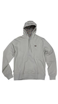 BADGE HOODIE FLEECE - BEIGE