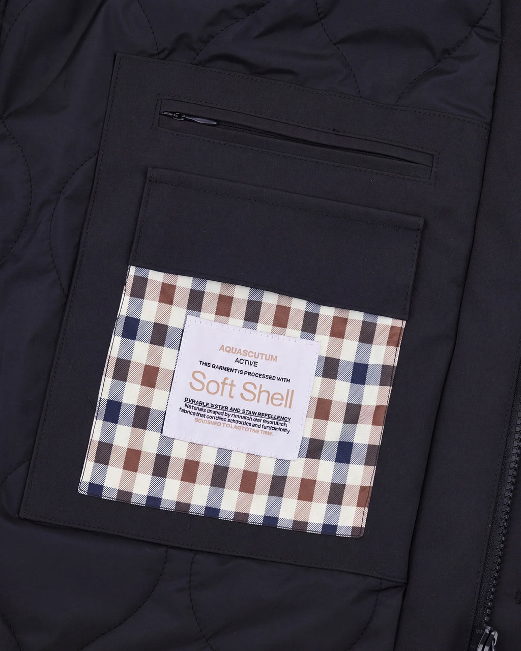 SOFT SHELL TRENCH - BLACK