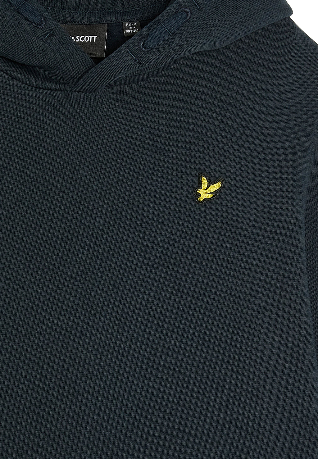 BRUSHBACK PULLOVER HOODIE - DARK NAVY