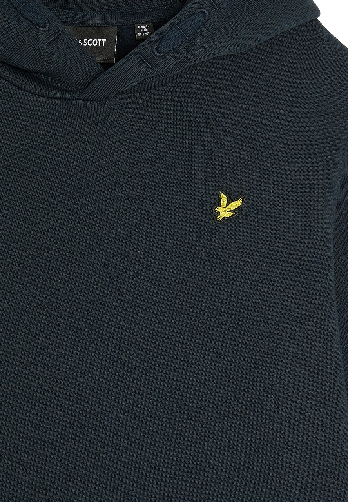 BRUSHBACK PULLOVER HOODIE - DARK NAVY