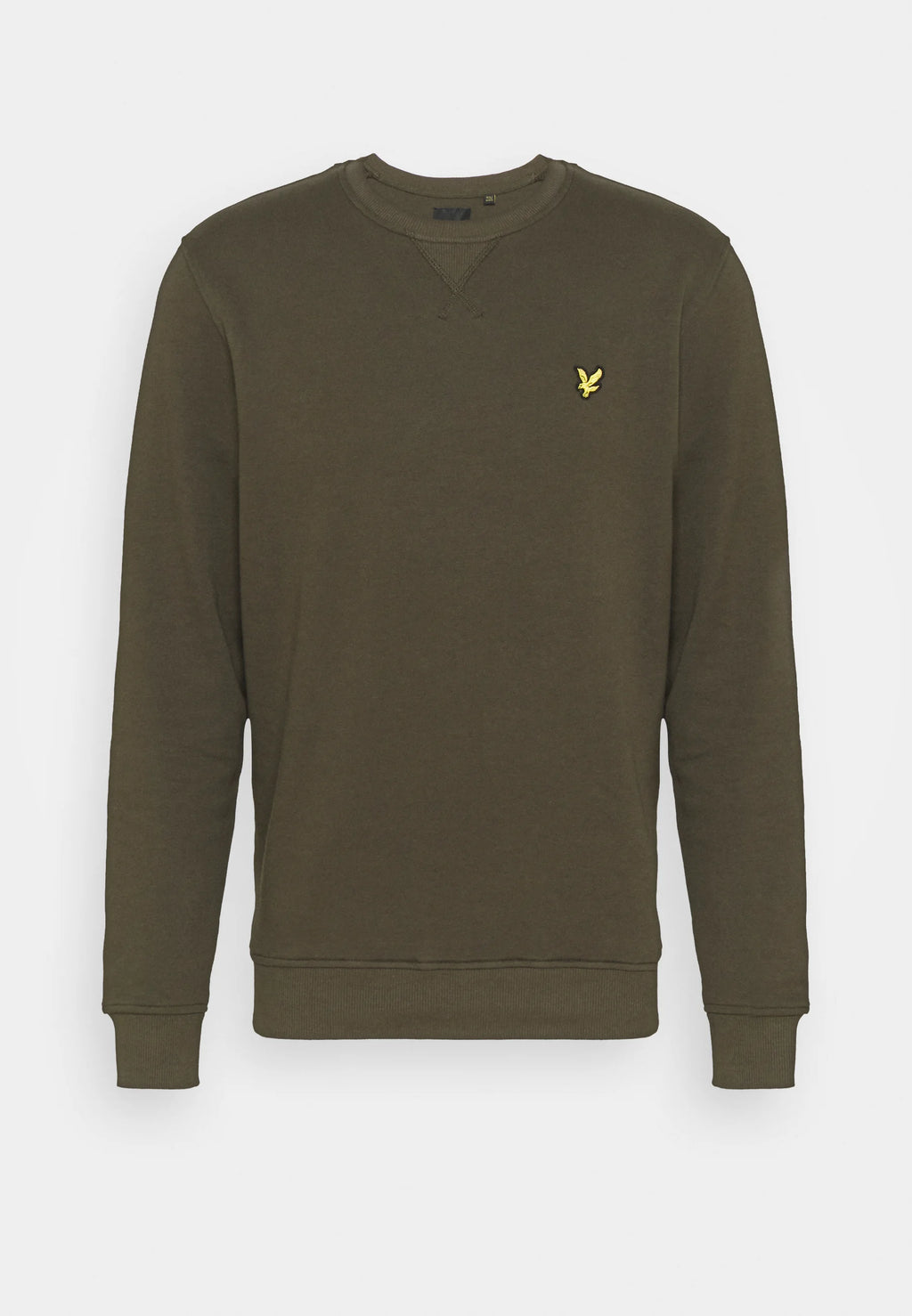 CREW NECK BRUSHBACK SWEATSHIRT - OLIVE