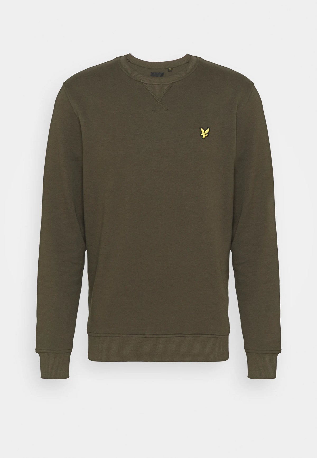 CREW NECK BRUSHBACK SWEATSHIRT - OLIVE