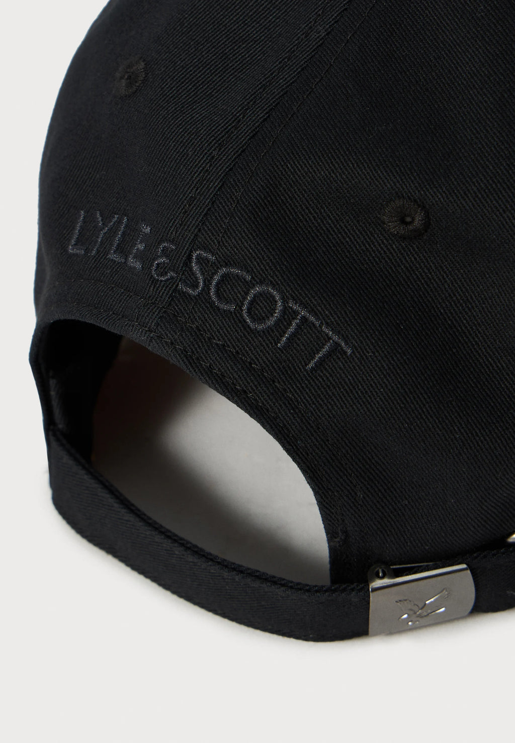 TONAL EAGLE BASEBALL CAP - JET BLACK