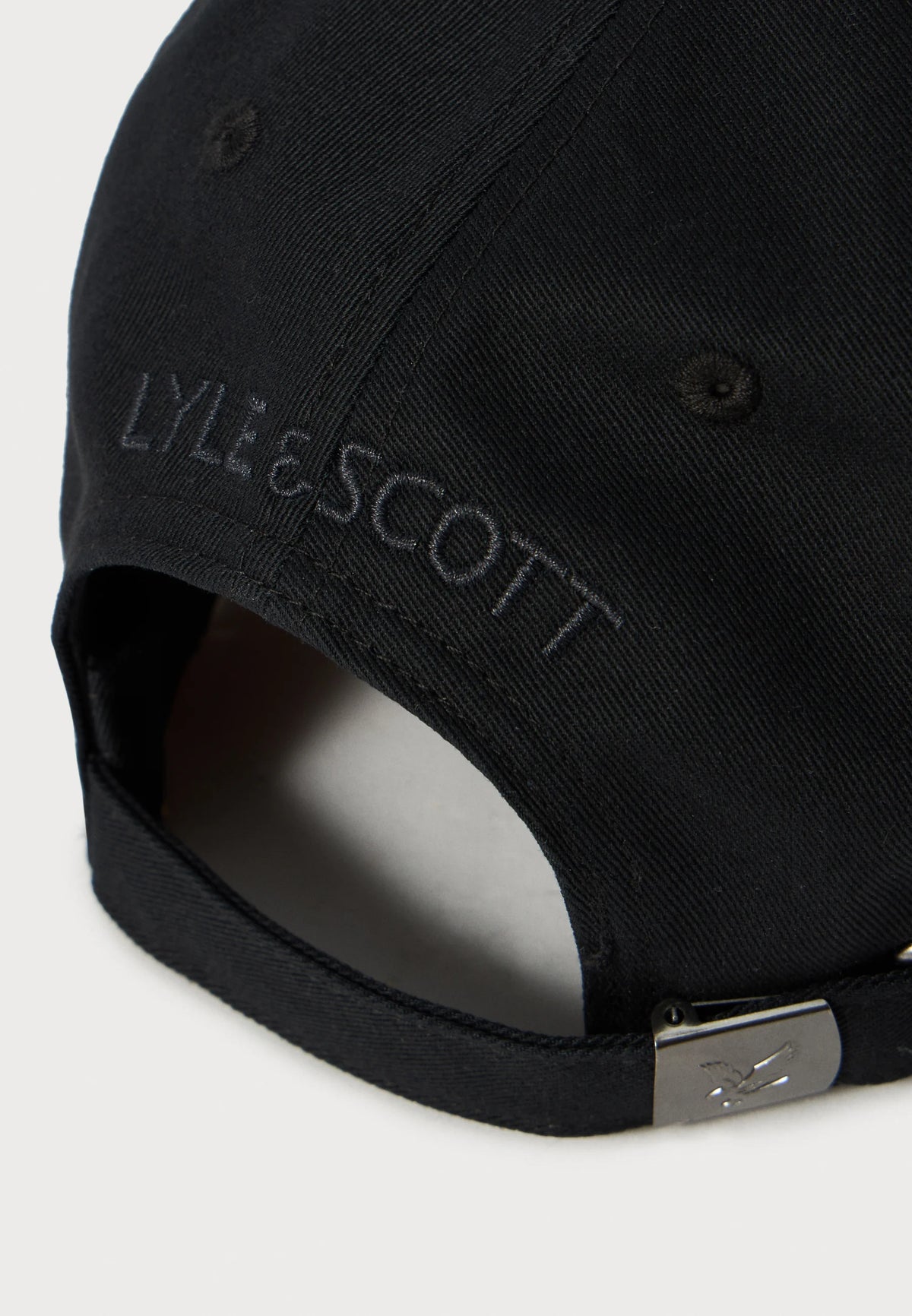 TONAL EAGLE BASEBALL CAP - JET BLACK