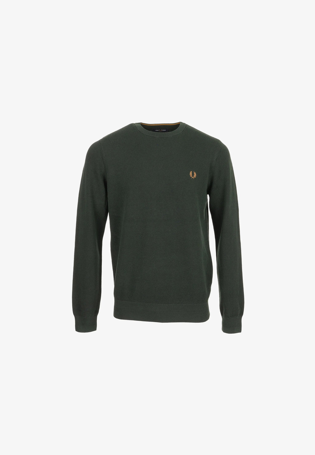 PIQUE STITCH JUMPER - NIGHT GREEN