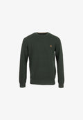 PIQUE STITCH JUMPER - NIGHT GREEN