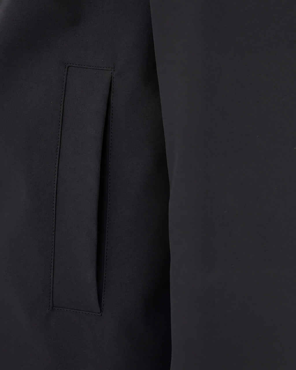 SOFT SHELL TRENCH - BLACK