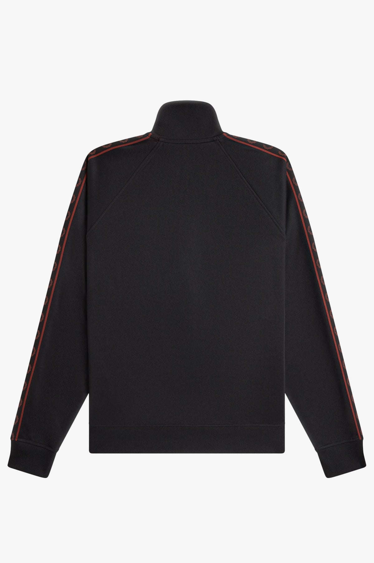 CONTRAST TAPE TRACK JACKET - BLACK