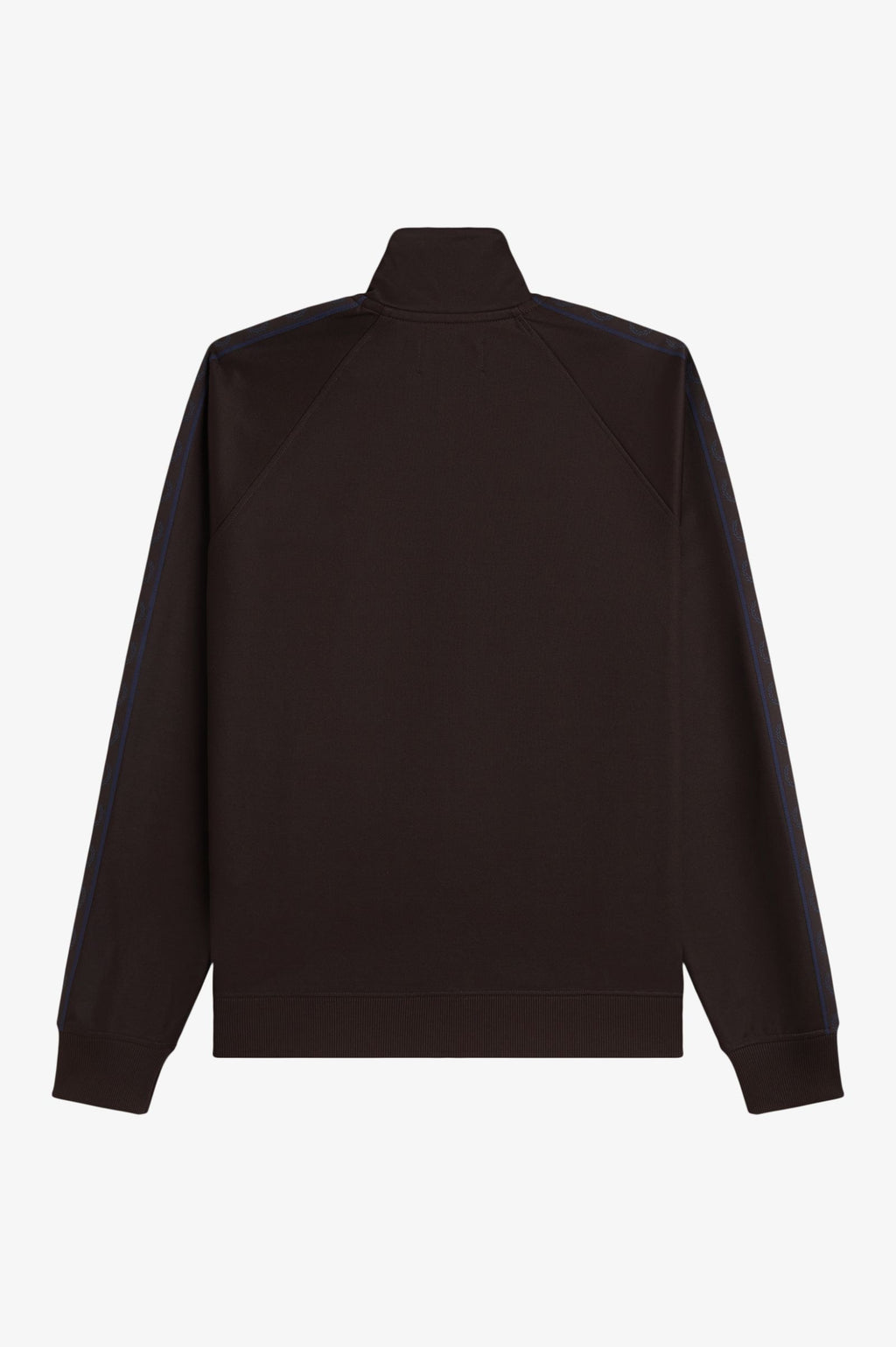CONTRAST TAPE TRACK JACKET - RICH BROWN