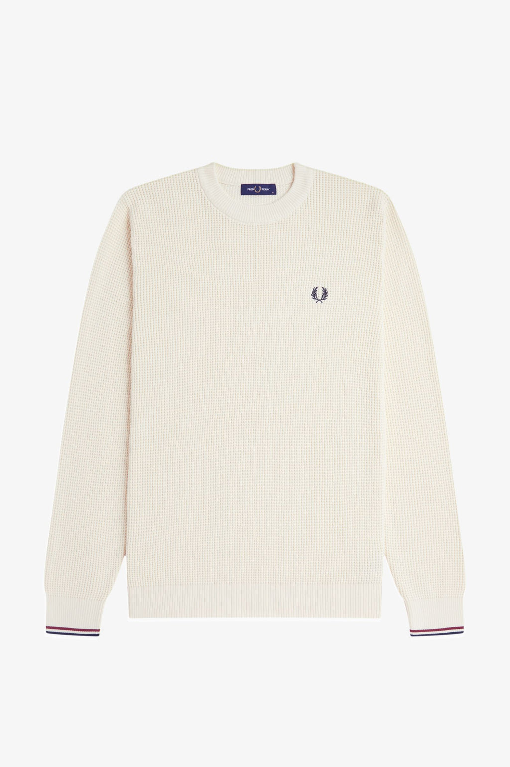 WAFFLE STITCH JUMPER - ECRU