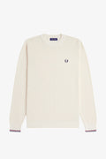 WAFFLE STITCH JUMPER - ECRU