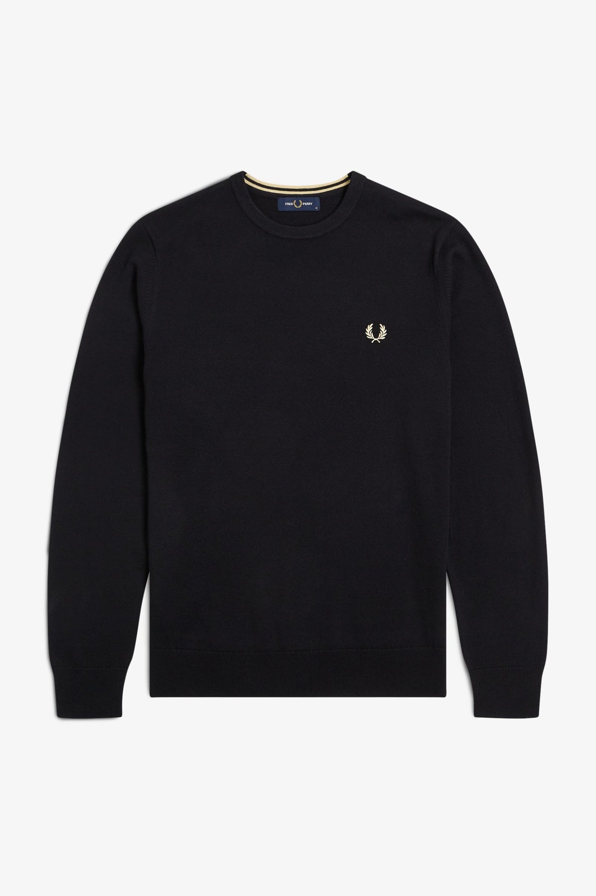 CLASSIC CREW NECK JUMPER - BLACK