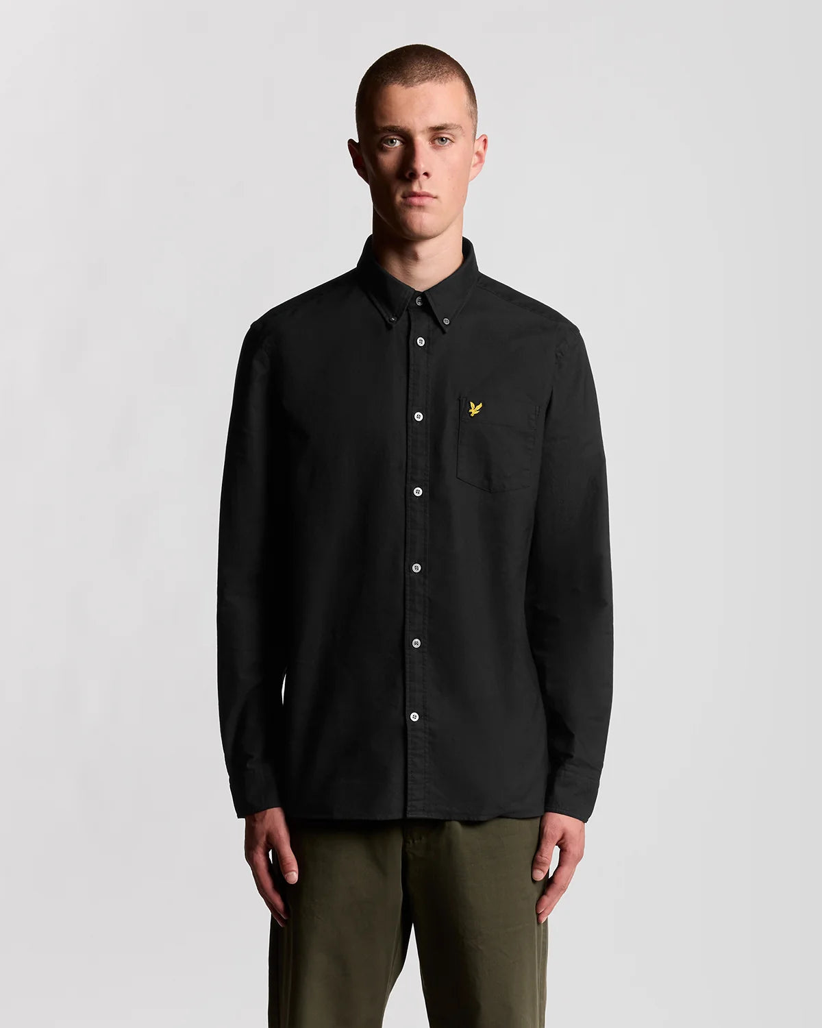 PLAIN OXFORD SHIRT - BLACK