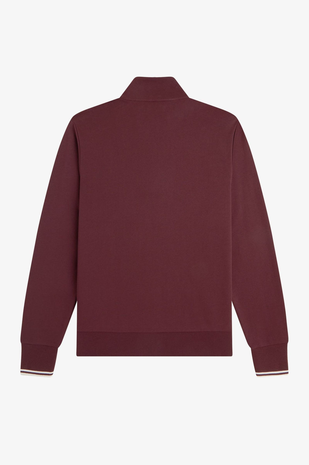 HALF ZIP SWEATSHIRT - OXBLOOD