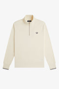 HALF ZIP SWEATSHIRT - ECRU