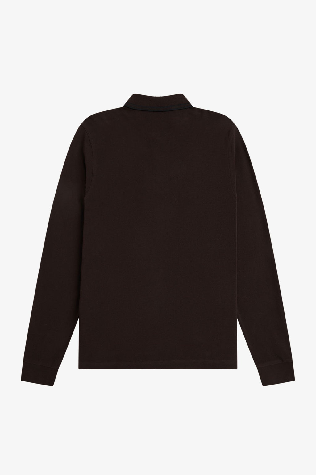 LS TWIN TIPPED SHIRT - RICH BROWN