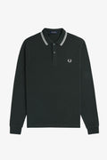 LS TWIN TIPPED SHIRT - NIGHTGREEN