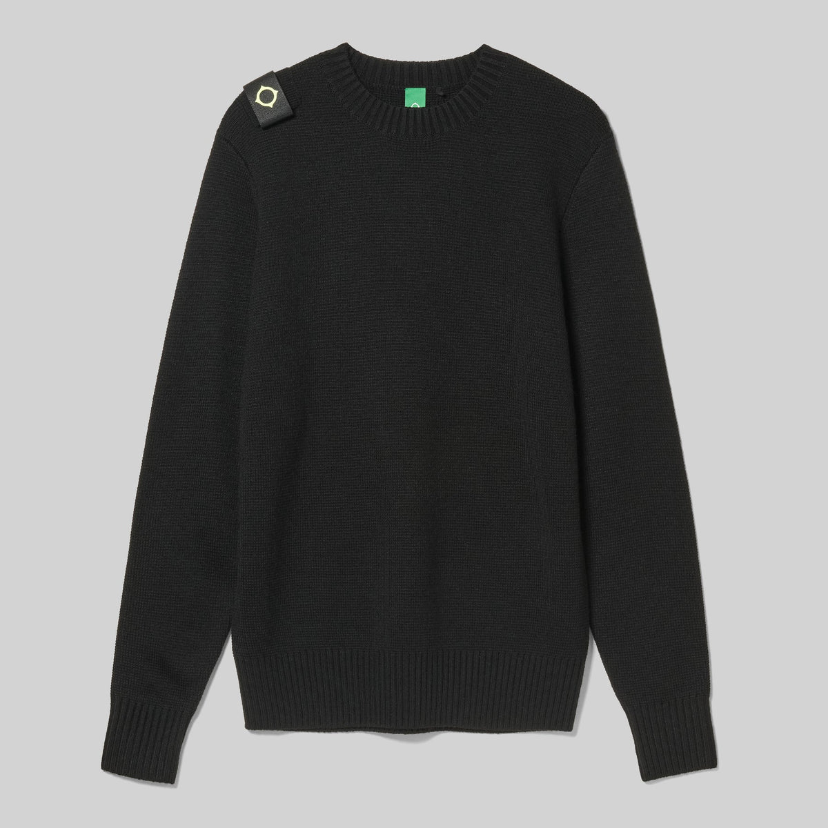 OKA CREW KNIT - JET BLACK