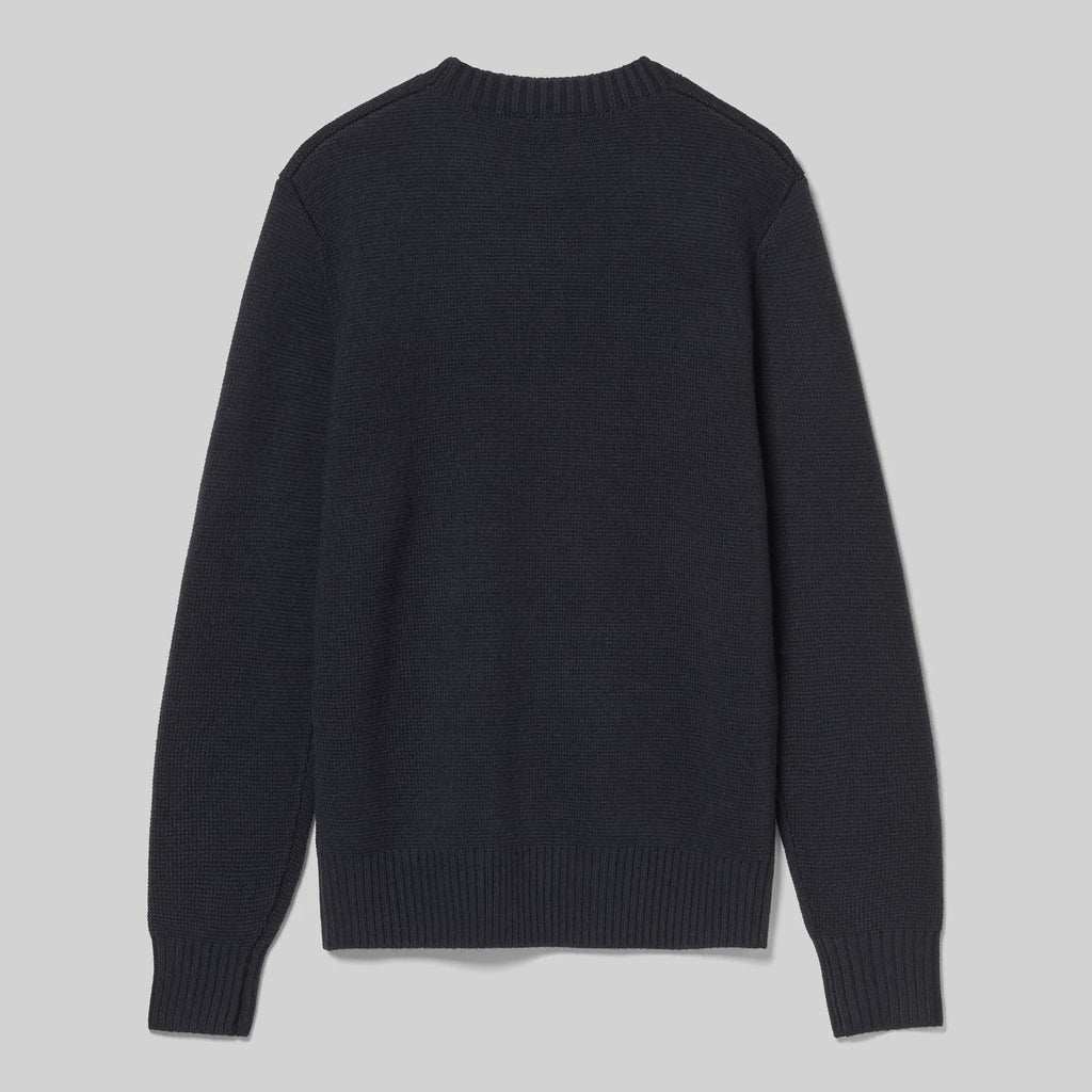 OKA CREW KNIT - DARK NAVY