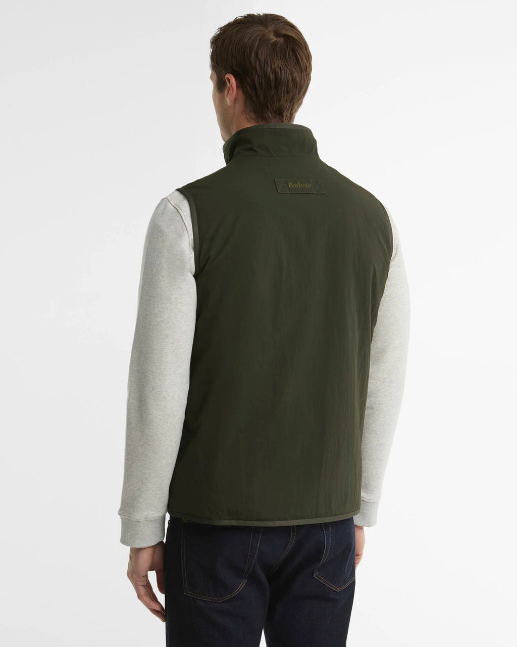 REVERSIBLE FLEECE GILET - SAGE