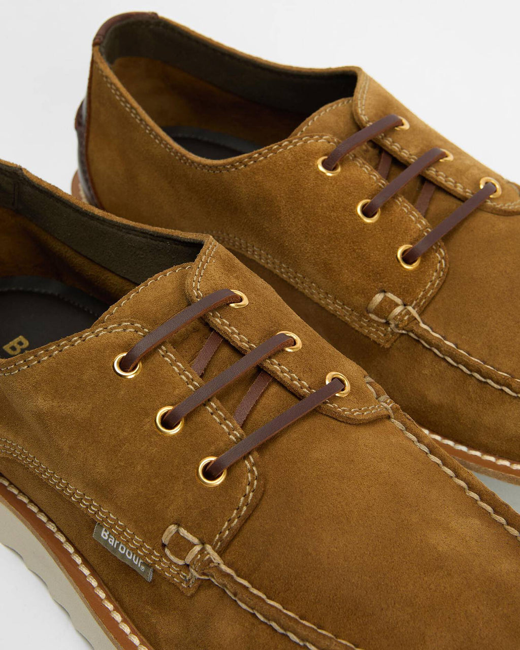 AYDON DERBY SHOE - TOFFEE SUEDE