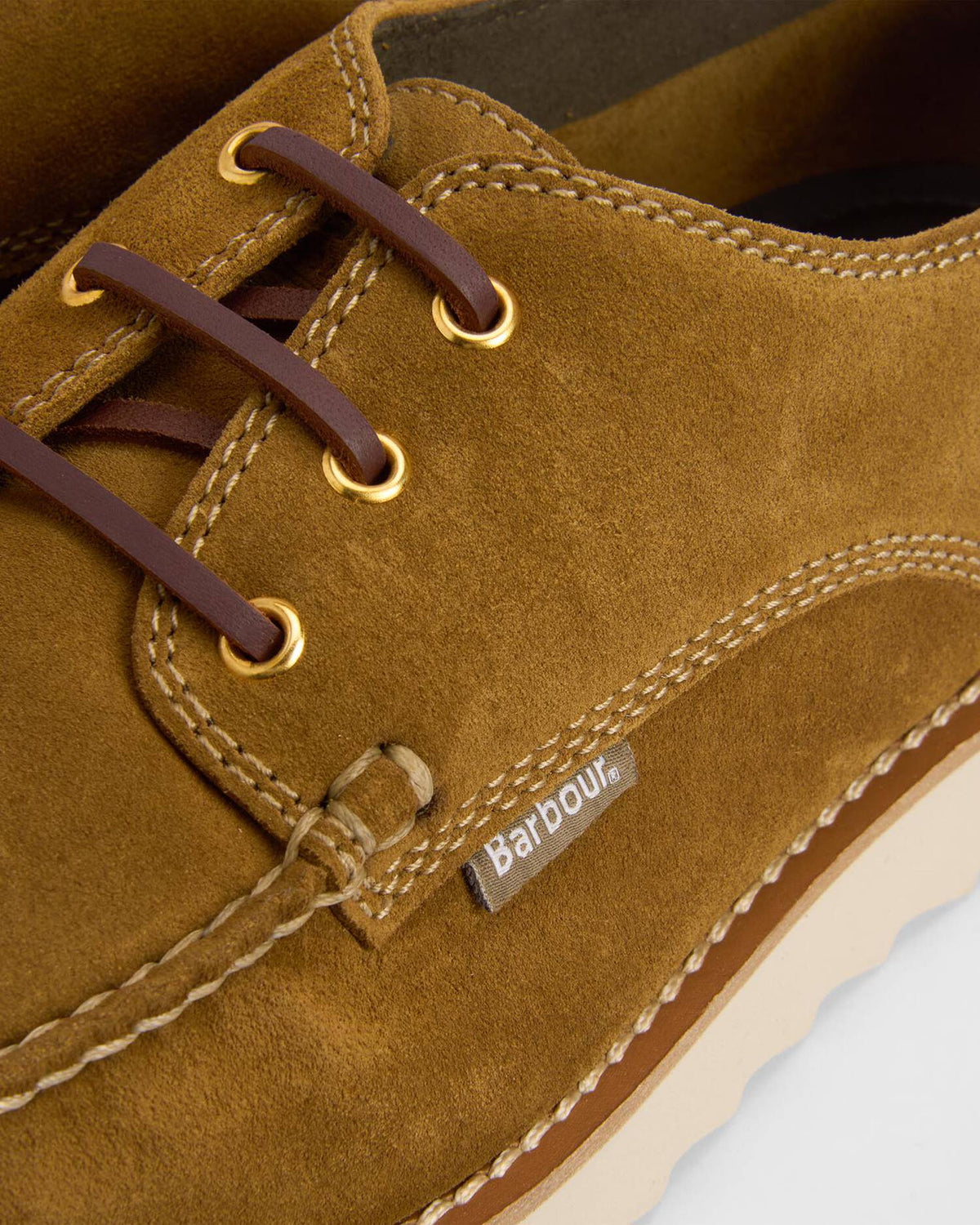 AYDON DERBY SHOE - TOFFEE SUEDE