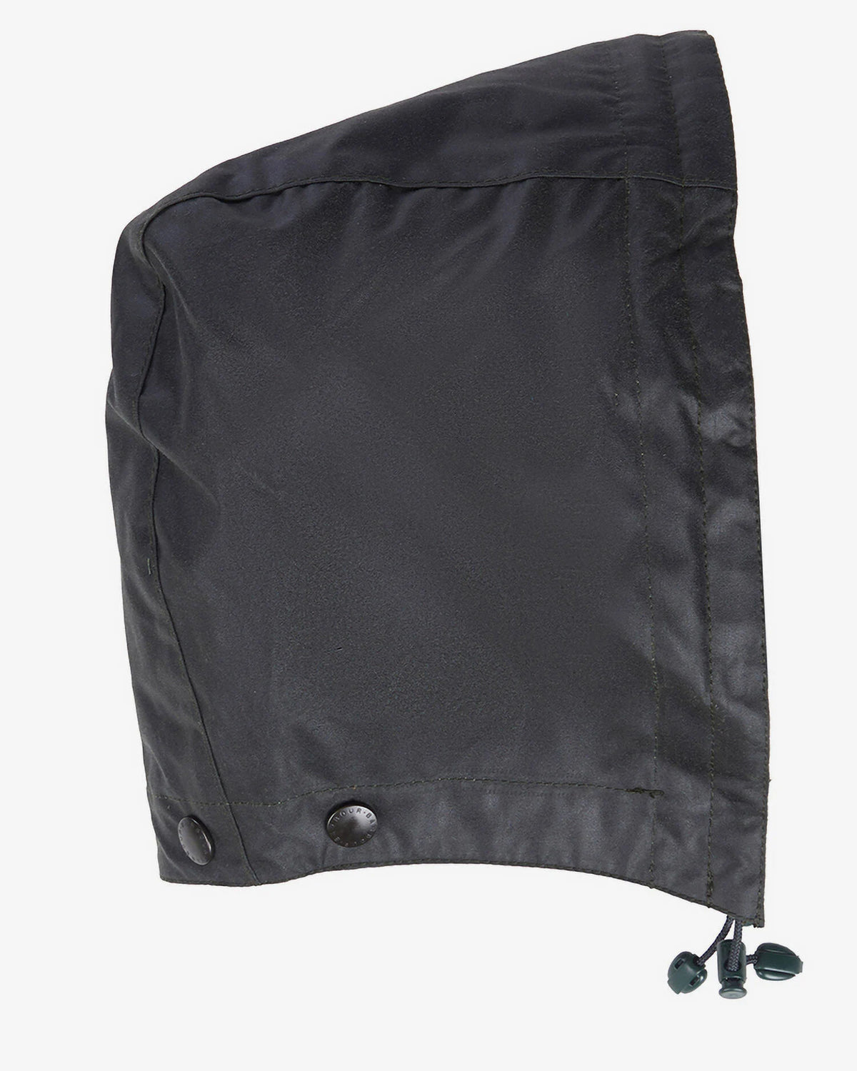 WAXED COTTON HOOD - SAGE