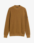 CRAWLEY CREW NECK JUMPER - BUTTERNUT