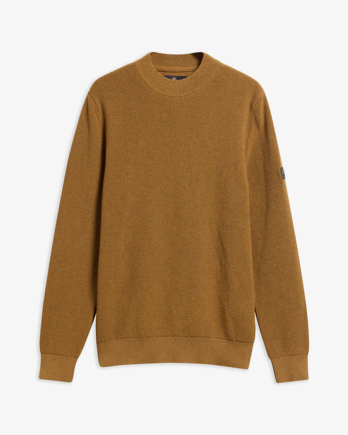 CRAWLEY CREW NECK JUMPER - BUTTERNUT