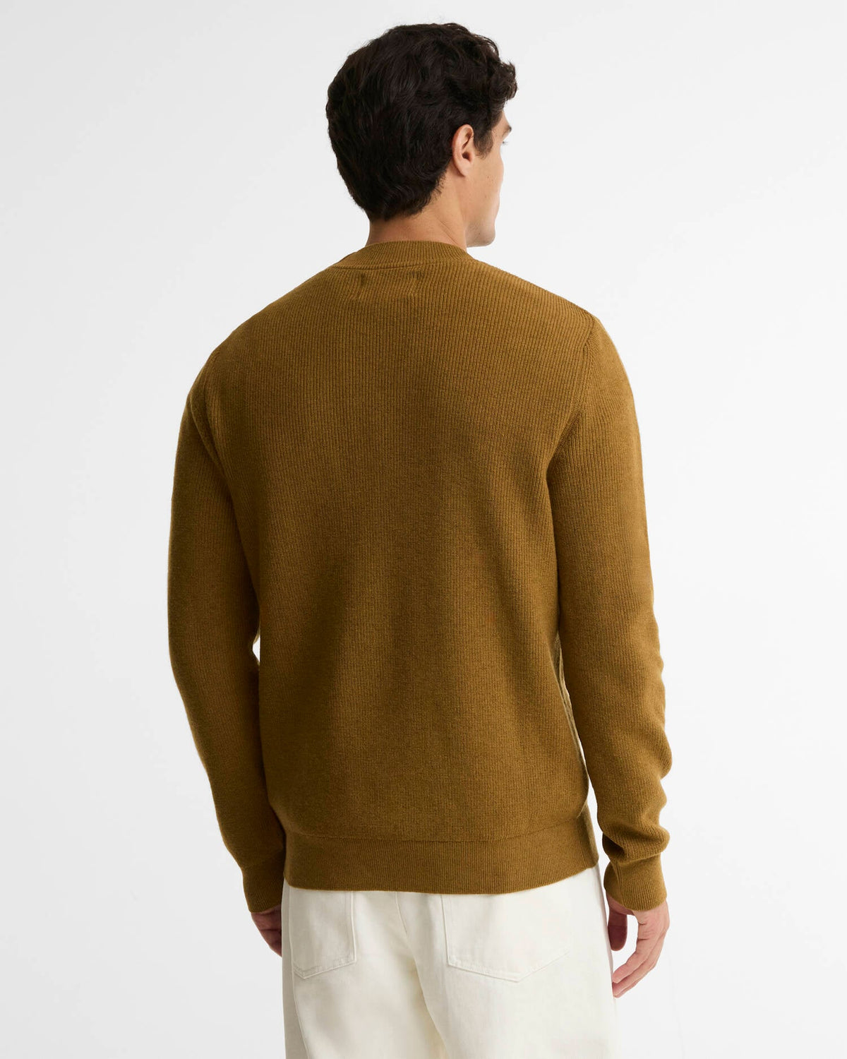 CRAWLEY CREW NECK JUMPER - BUTTERNUT