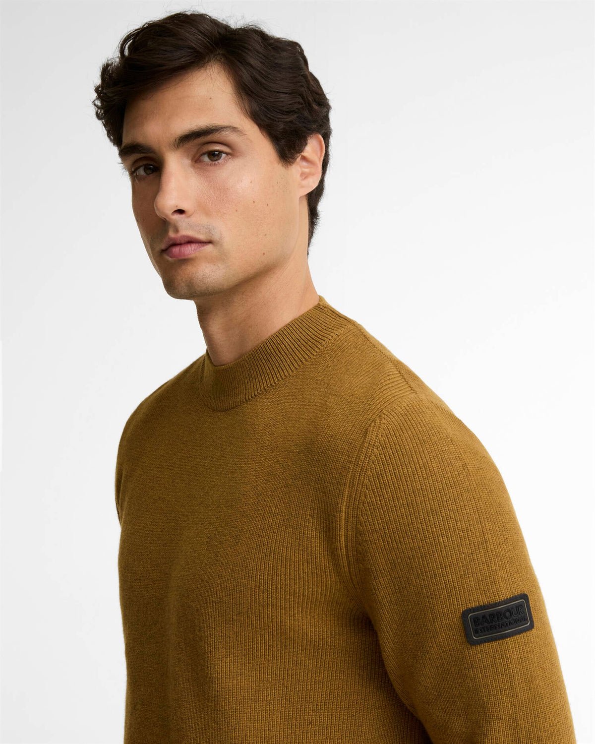 CRAWLEY CREW NECK JUMPER - BUTTERNUT