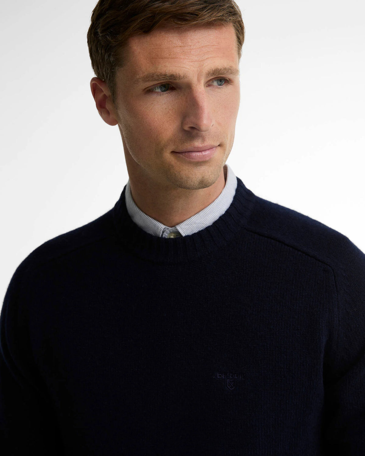 NEWTOWN CREW NECK SWEATER - NAVY