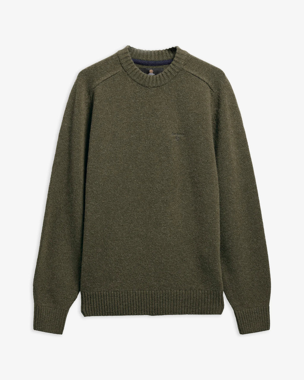 NEWTOWN CREW NECK SWEATER - MID OLIVE