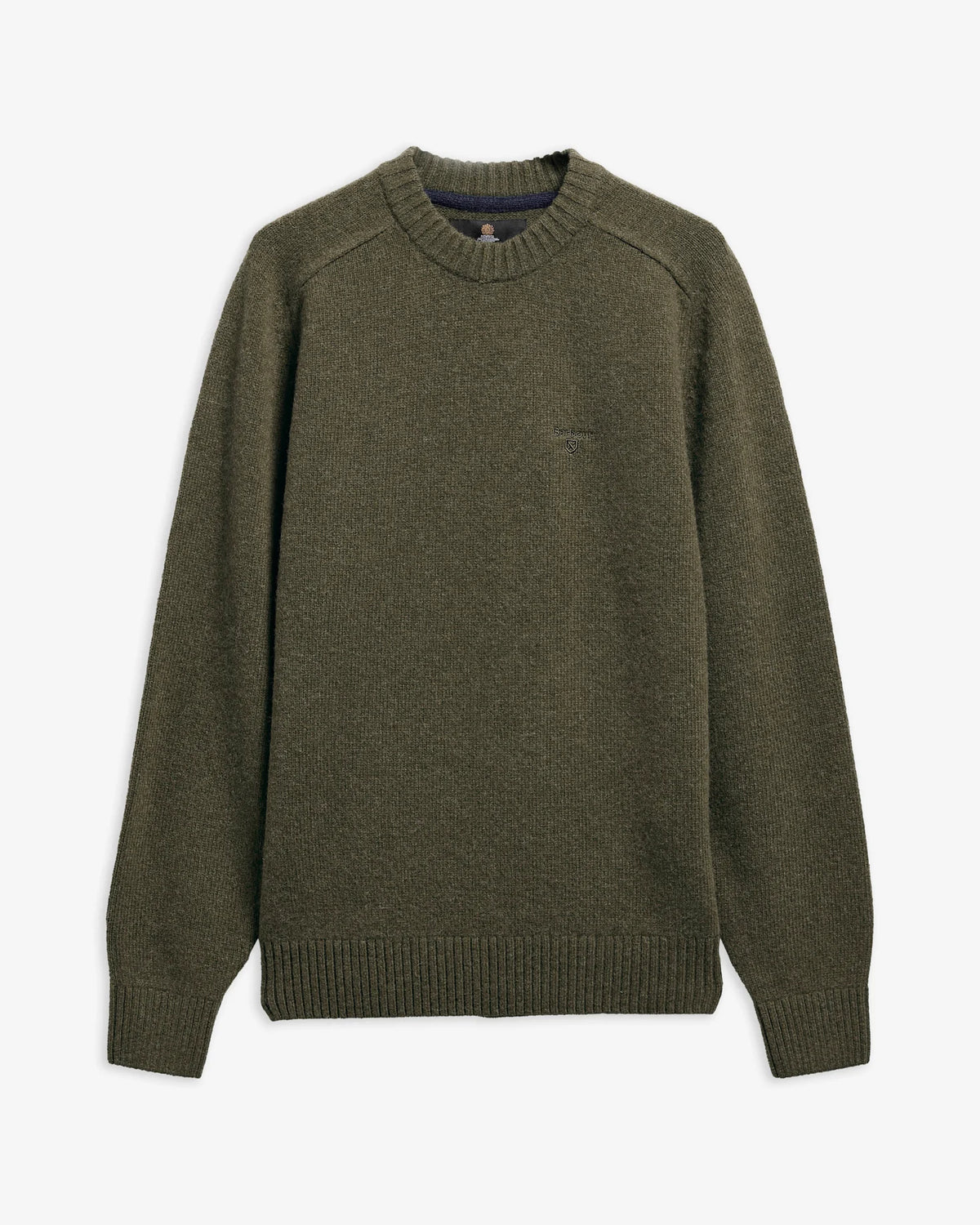 NEWTOWN CREW NECK SWEATER - MID OLIVE