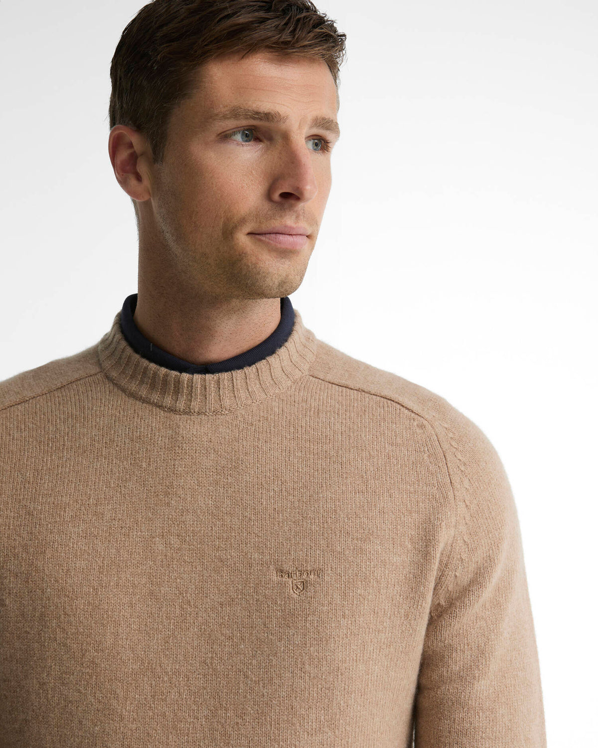 NEWTOWN CREW NECK SWEATER - WASHED STONE