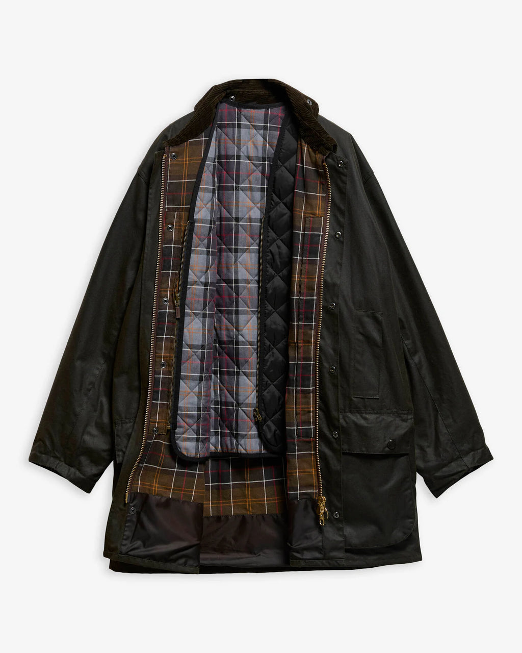 BARBOUR QUILTON WAISTCOAT/ZIP - BLACK-MODERN
