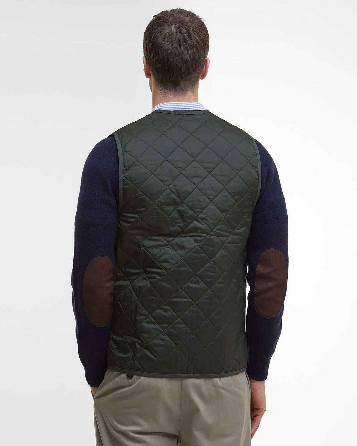 BARBOUR QUILTED WAISTCOAT/ZIP - OLIVE-ACIENT