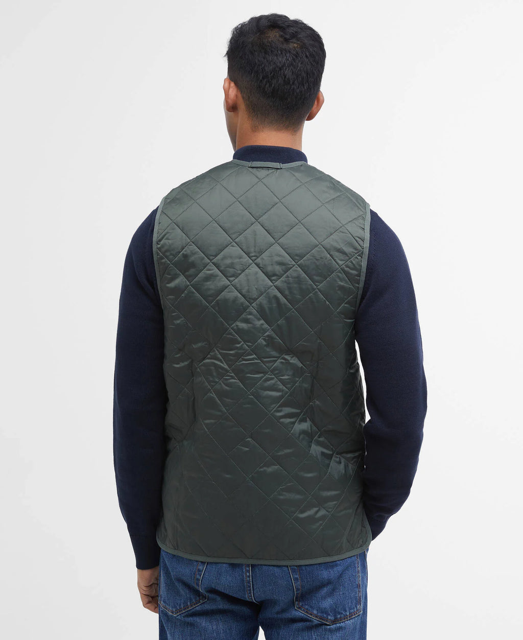 BARBOUR QUILTED WAISTCOAT/ZIP - OLIVE-CLASSIC