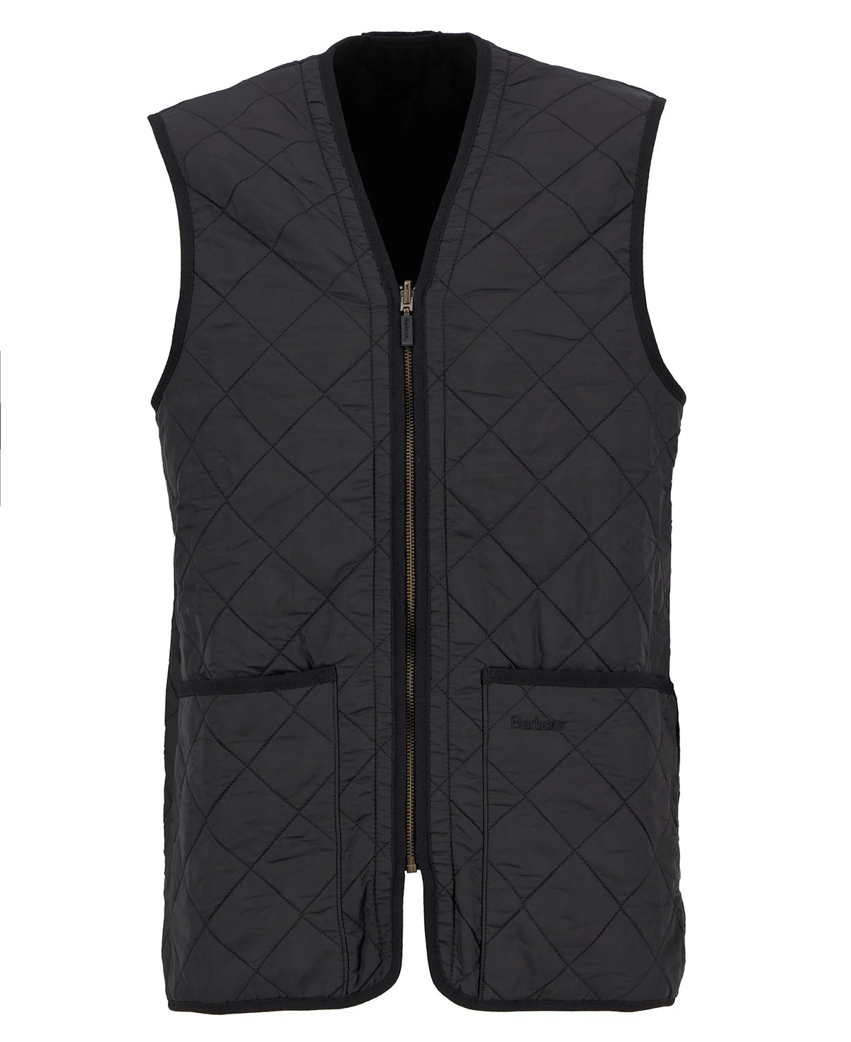 BARBOUR POLARQUILT WAISTCOAT/ZIP - CLASSIC BLACK