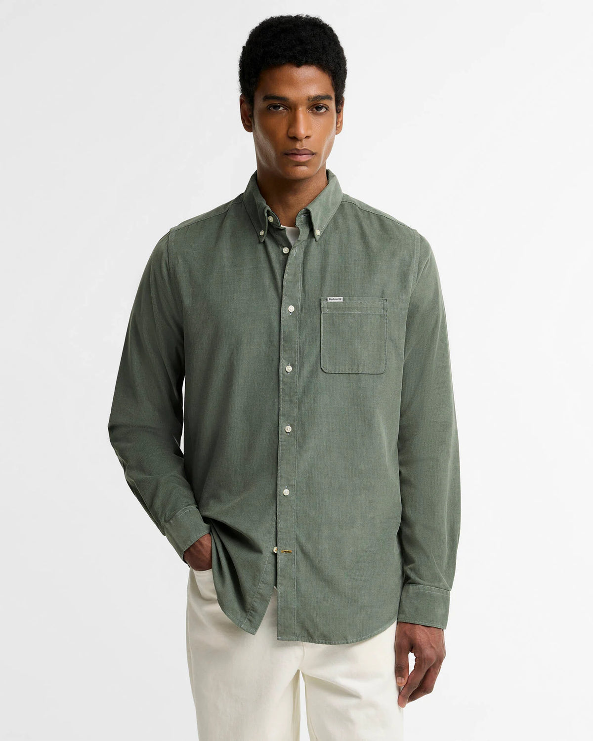 RAMSEY TAILORED SHIRT - AGAVE GREEN