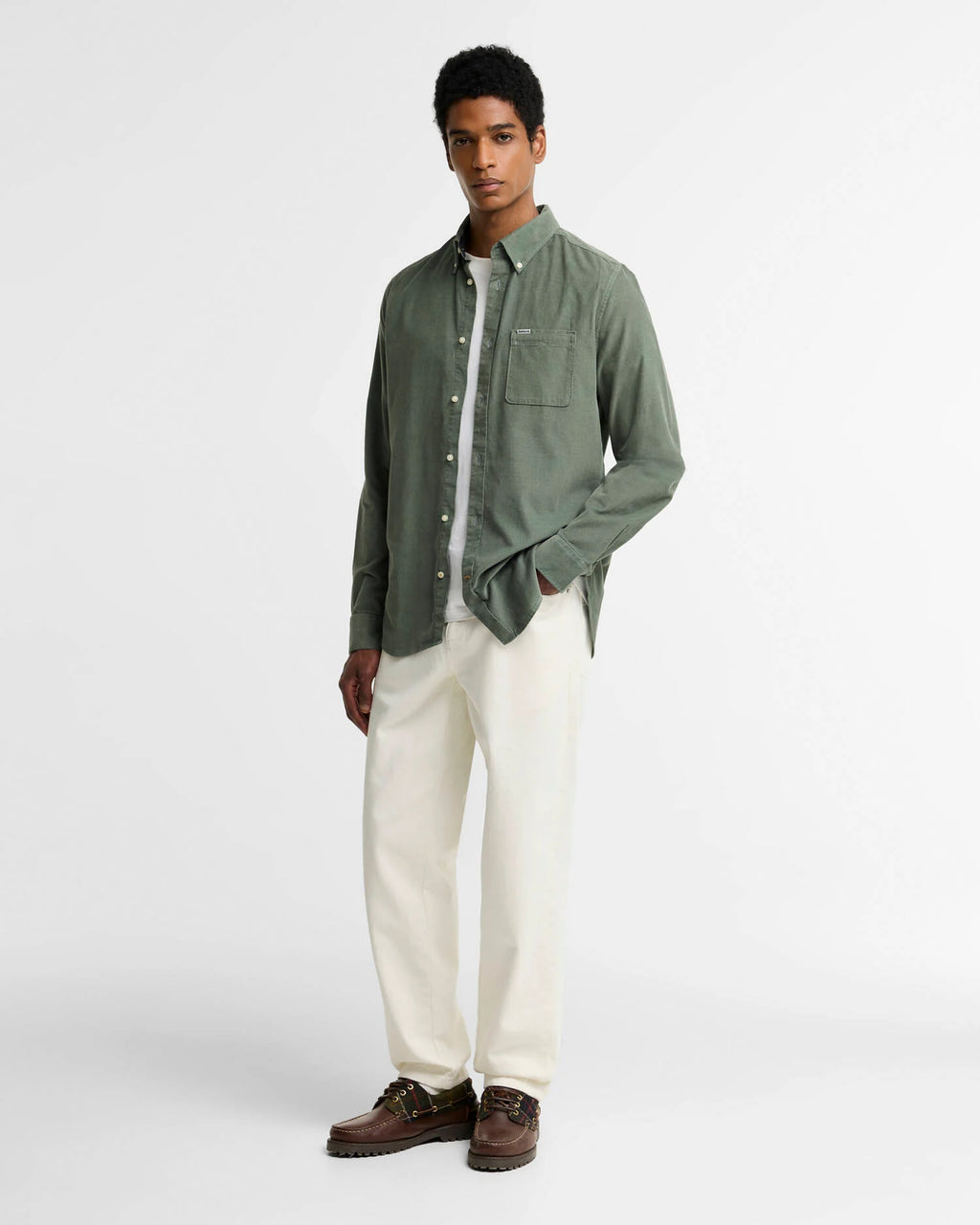 RAMSEY TAILORED SHIRT - AGAVE GREEN