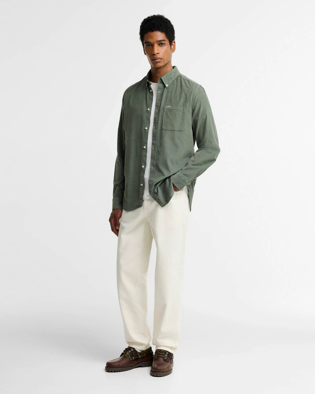 RAMSEY TAILORED SHIRT - AGAVE GREEN