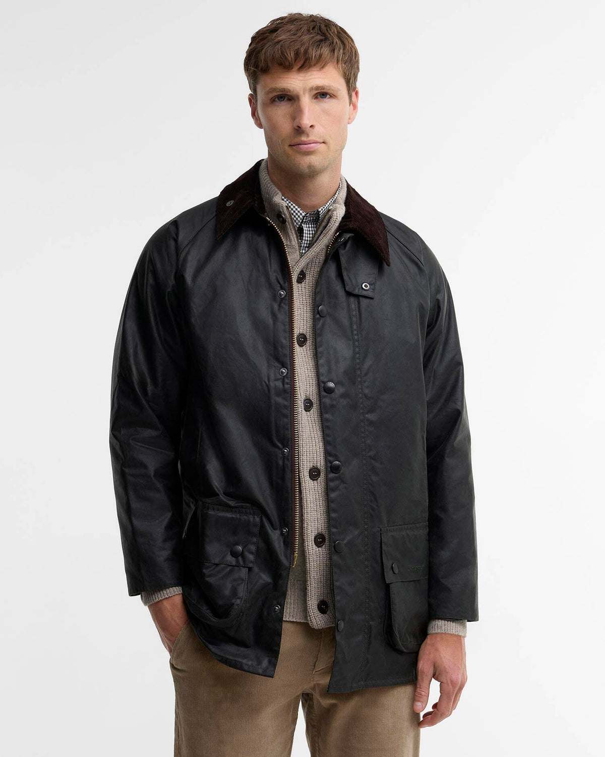 BEAUFORT WAX JACKET - SAGE