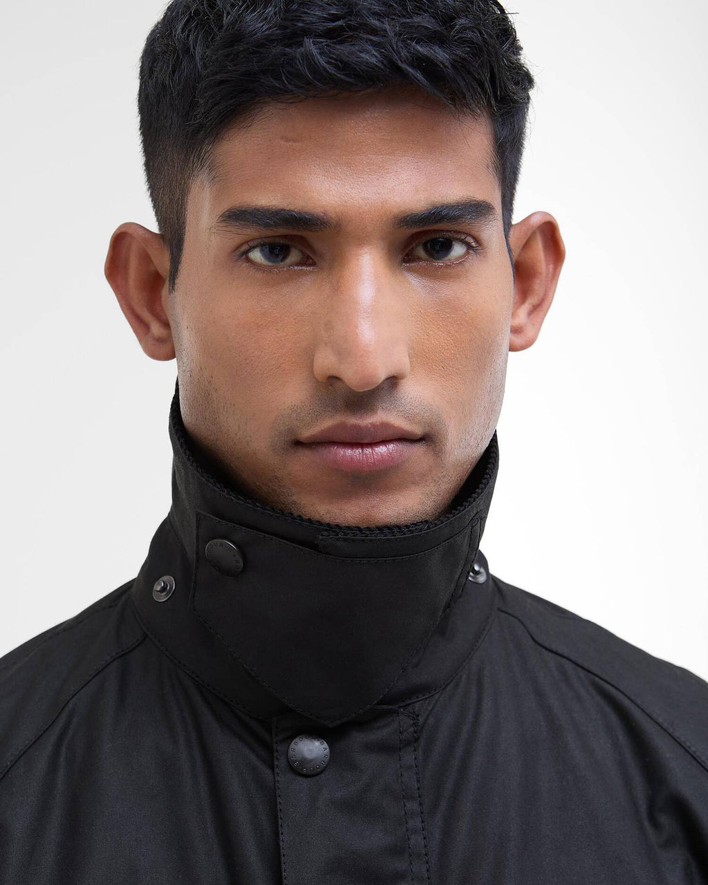 ASHBY WAX JACKET - BLACK/CLASSIC
