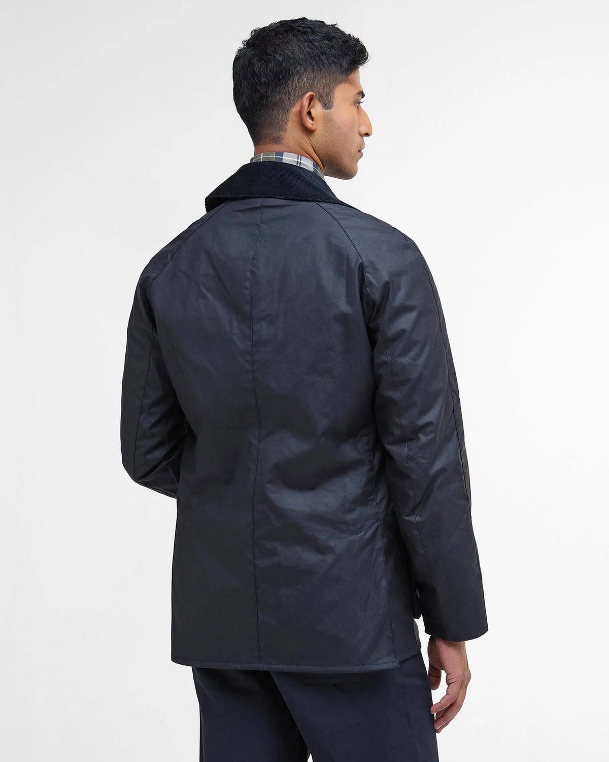ASHBY WAX JACKET - NAVY