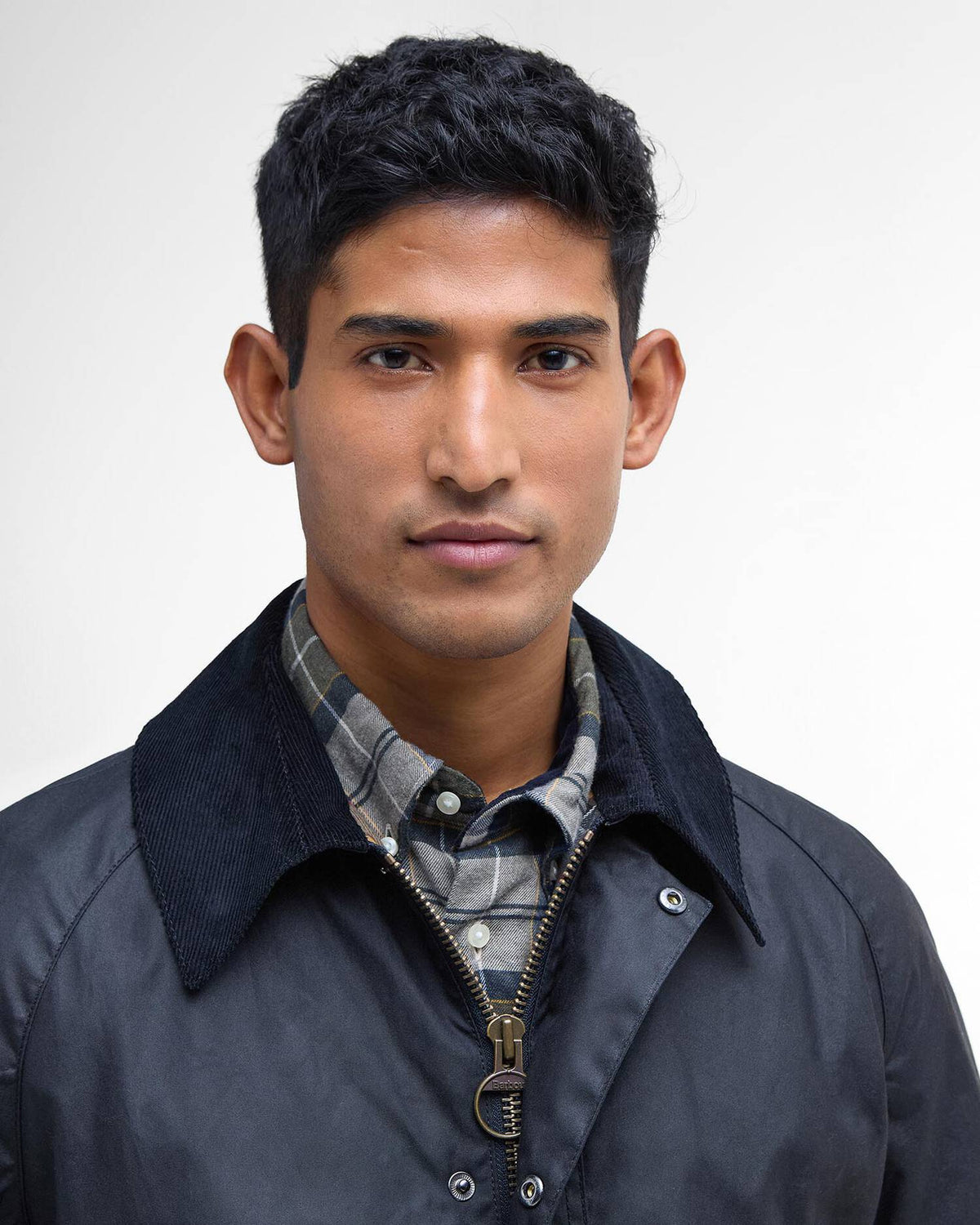 ASHBY WAX JACKET - NAVY