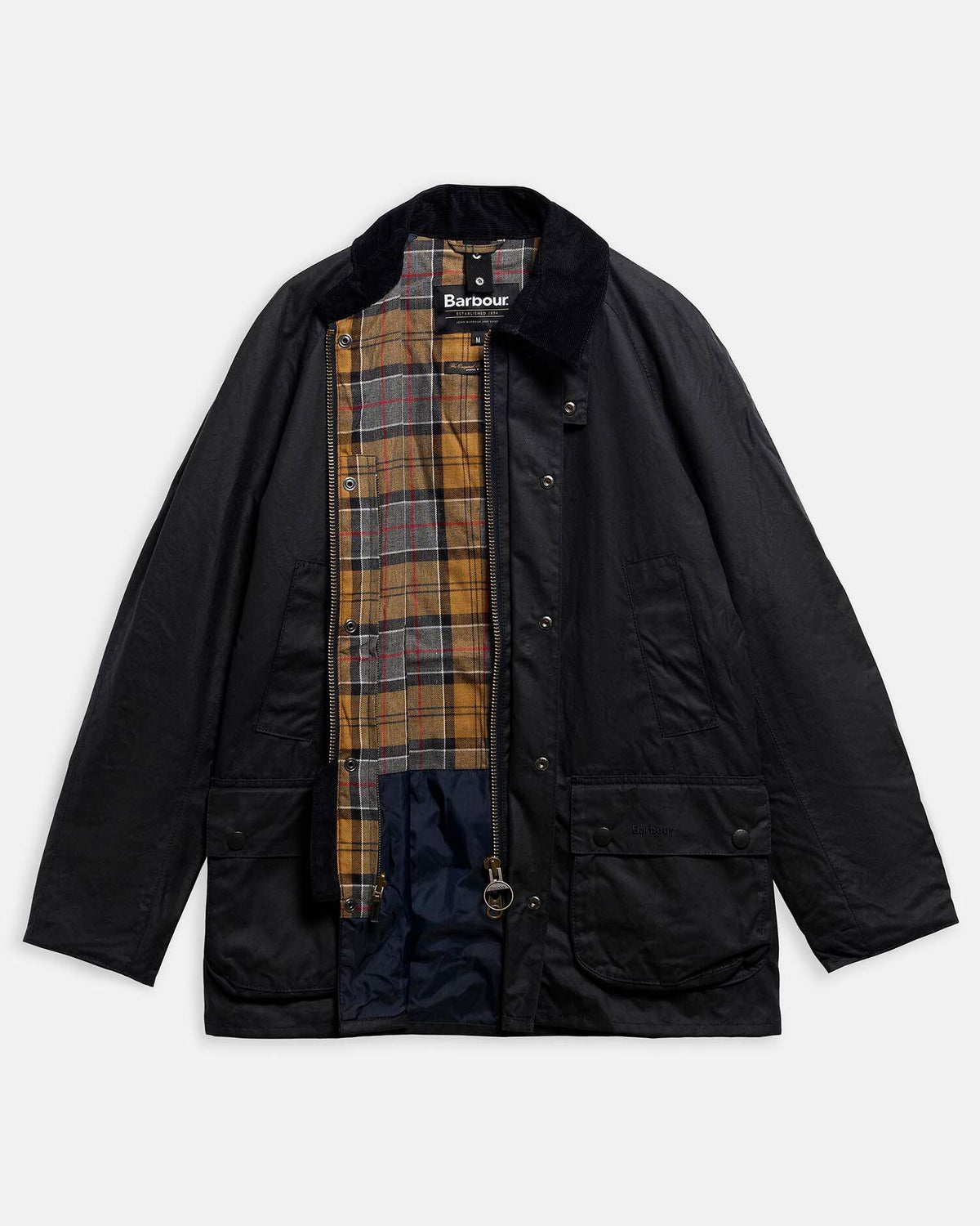 ASHBY WAX JACKET - NAVY