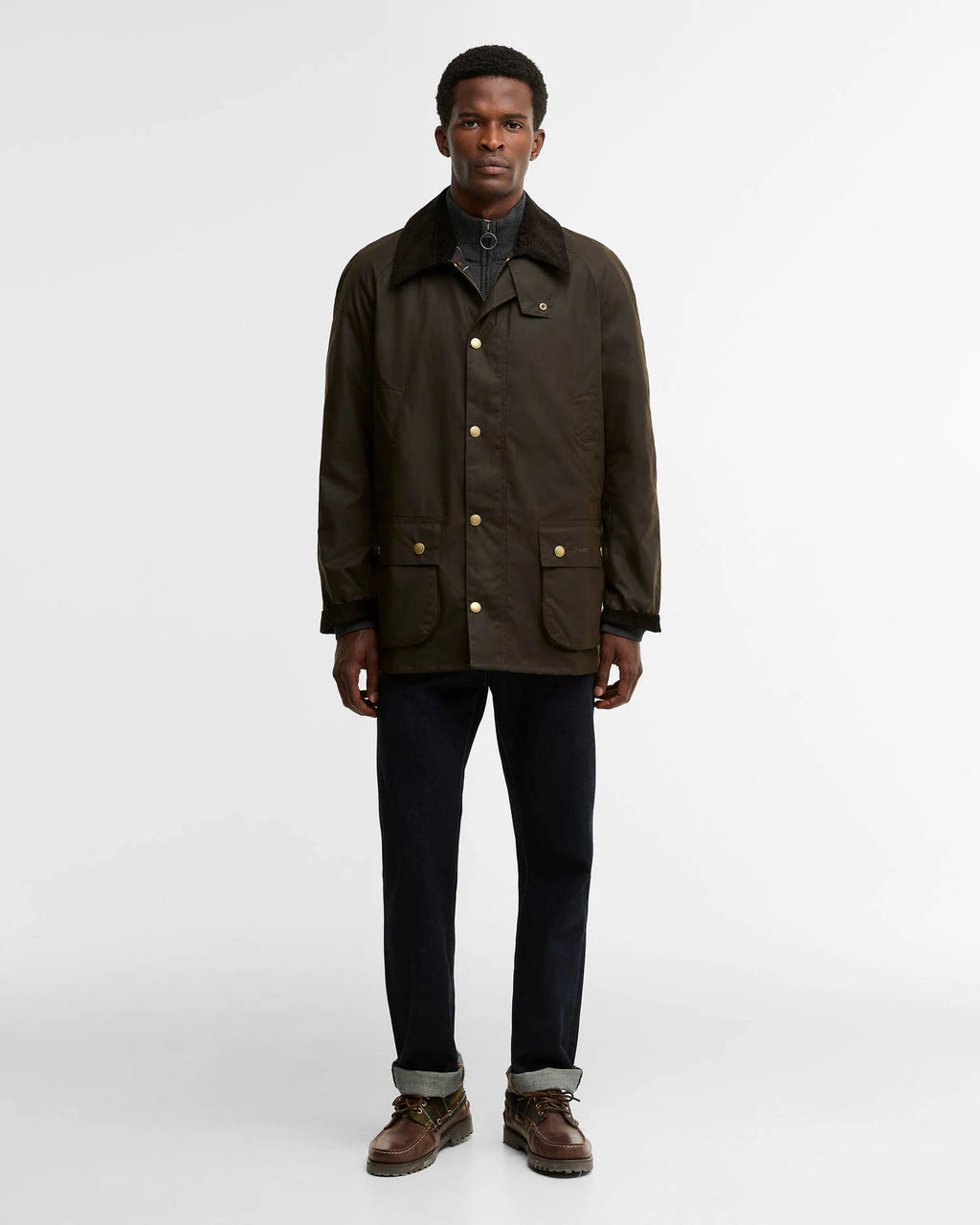 ASHBY WAX JACKET - OLIVE