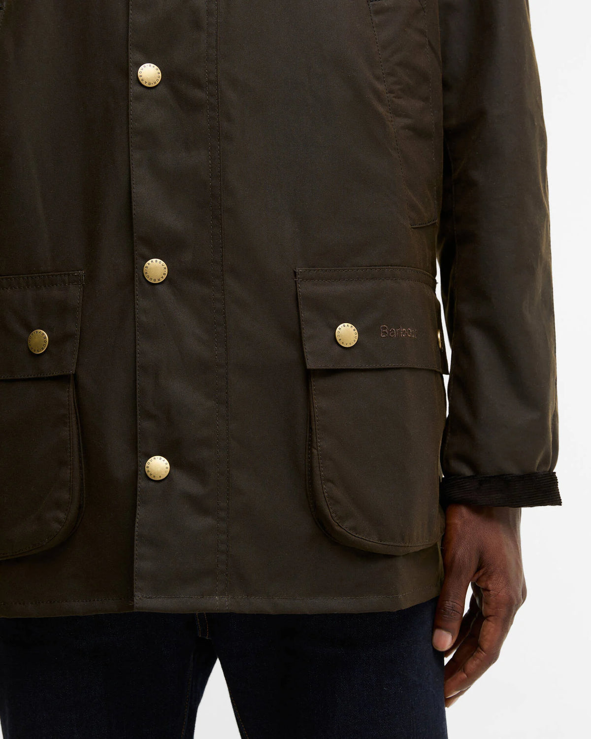 ASHBY WAX JACKET - OLIVE